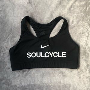 Nike X soulcycle black dri-fit sports bra